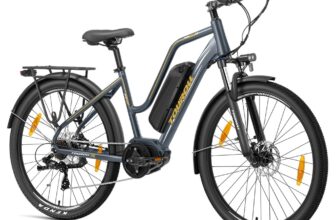 VTT électrique Touroll MA2 (27,5 pouces, moteur central, freins à disque hydrauliques, Shimano 7 vitesses, 100 km) à 699 €