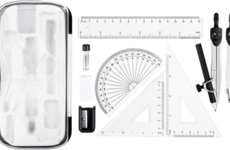 Kit géométrie 10 pièces Amazon Basics à 3,13 €