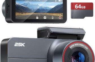 Camera Embarquée/Dashcam Voiture Avant Arrière Yonvim (écran IPS, QHD, détection collision, carte MicroSD 64 Go) à 51,75 €