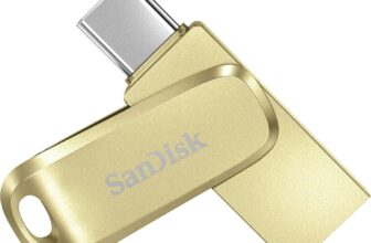 Clé USB Sandisk Ultra Dual Drive Luxe 128 Go métal à double connectique USB 3.2 Type A et C (150 Mo/s) à 21,99 €