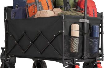 Chariot pliable multifonctions SONGMICS 200L à 63,74 €