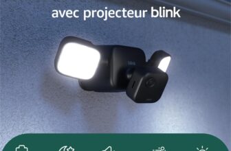 Caméra extérieure avec projecteur Blink à 46,99 €