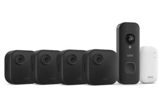 Kit de 4 Caméras de surveillance Extérieures sans fil Blink Outdoor 4 + Sonnette vidéo sans fil à 84,99 €