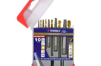 Coffret Tivoly extracteurs de vis et goujon cassés à 17,62 €