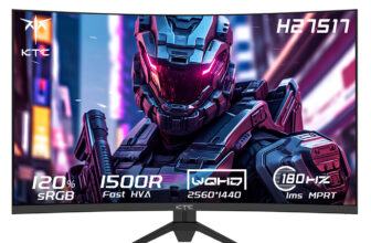 Ecran 27 pouces incurvé KTC H27S17 (QHD, 165 Hz, 1 ms, HDR10) à 139,99 €