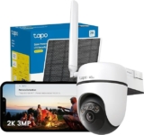 Caméra de surveillance extérieure autonome TP-Link Tapo C615G (2K 3MP, 360 degrés, 4G) + panneau solaire à 119,99 €