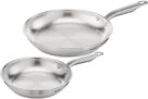 Lot de 2 poêles inox Tefal Virtuoso (24/28 cm)