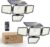 Lot de 2 lampes solaires Philips avec capteur de présence 196 LED haute luminosité projecteur mural 4 têtes à 29,99 €