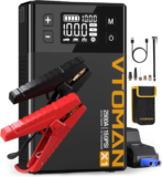 Booster portable batterie voiture VTOMAN X1 2500A essence/diesel avec compresseur intégré