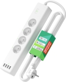 Multiprise connectée WiFi Meross (4 prises contrôlables FR + 4 USB) à 32,29 €