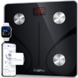 Balance RENPHO 13 données corporelles (poids, taux de masse grasse, IMC, masse musculaire, taux d&rsquo;eau corporelle et masse osseuse) à 25,49 €