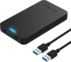 Boîtier externe Sabrent USB 3.2 pour disque dur ou SSD SATA 2.5 pouces (+Acronis True Image)