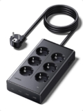 Multiprise parafoudre et surtension UGREEN 10 en 1 (6 prises AC, 1xUSB C, 3xUSB A) à 23,74 €