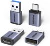 Lot de 4 adaptateurs UGREEN (2x USB-C vers USB-A + 2x USB-A vers USB-C) à 8,08 €