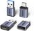 Lot de 4 adaptateurs UGREEN (2x USB-C vers USB-A + 2x USB-A vers USB-C) à 8,08 €