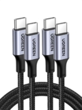 Lot de 2 Câbles UGREEN USB C vers USB C PD 100W 2 mètres à 10,99 €