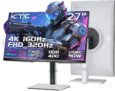 Ecran PC 27 pouces KTC H27P6 (Dual mode 4K 2160p à 160Hz et FHD 1080p à 320 Hz, HDR400, KVM, Fast IPS) à 249,99 €