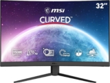 Ecran PC 31.5 pouces MSI Optix G32CQ4 (incurvé, WQHD, 165 Hz, 1 ms) à 157,40 €