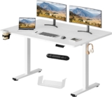 Bureau Assis Debout électrique SANODESK Q1 + plateau 140×60 cm à 87,19 €