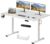 Bureau Assis Debout électrique SANODESK Q1 + plateau 140×60 cm à 87,19 €