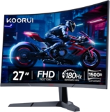 Ecran PC incurvé 27 pouces Koorui 27E6CA (Full HD, 180 Hz) à 109,99 €