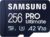 Carte mémoire microSDXC Samsung Pro Ultimate 256 Go (200 Mo/s) à 30,99 €