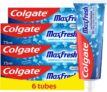 Lot de 6 Dentifrices Colgate Menthe Fraîche Max Fresh (6×75 ml) à 6,08 €