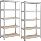 Lot de 2 étagères de rangement Songmics à 5 niveaux réglables (40 x 90 x 180 cm) à 41,98 €