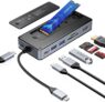 Station d&rsquo;accueil Orico 8 en 1 USB C avec port SSD M.2 à 32,48 €