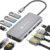 Hub USB C 11 en 1 Novoo (2xHDMI 4K, 1xDP, 2xUSB 3.0, 2xUSB 2.0, 1 RJ45 Gb, 1xSD/1xMicroSD, 1xUSB C PD 100W) à 38,99 €