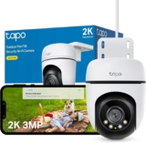 Caméra de surveillance extérieure TP-Link Tapo C510W (360 degrés, 2K, alarme sonore personnalisable) à 33,35 €