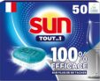 50 pastilles lave-vaisselle Sun Tout en 1 à 6,92 €