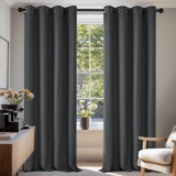 Lot de 2 rideaux occultants thermiques isolants Deconovo 140×245 cm à 19,85 €