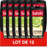Lot 12 gels douche Tahiti citron vert et huile de coco (12×250 ml)