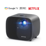 Vidéoprojecteur ETOE E3 Pro (Full HD, 600 ANSI, bloc optique étanche, certifié Netflix, Android TV) à 129 €