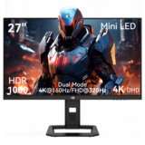 Ecran PC 27 pouces Titan Army P275MV PLUS (Dual mode 4K 2160p à 160Hz et FHD 1080p à 320 Hz, HDR400, Fast IPS) à 289,99 €