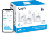 Lot de 4 prises connectées Wi-Fi TP-Link Tapo P110 avec suivi de la consommation à 33,99 €