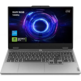 PC portable Lenovo 15 pouces LOQ 15IRX10 (FHD IPS 144 Hz, Intel Core i7-13650HX, 16 Go RAM DDR5, SSD 512 Go, RTX 5060 100W 8 Go, sans OS) à 874,99 €