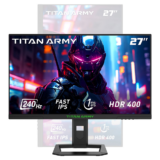 Ecran 27 pouces Titan Army P2710S (QHD, IPS, 240 Hz, 1 ms, HDR400) à 169,99 €